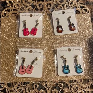 GUITAR PIERCED 🎸DANGLE EARRINGS🎸